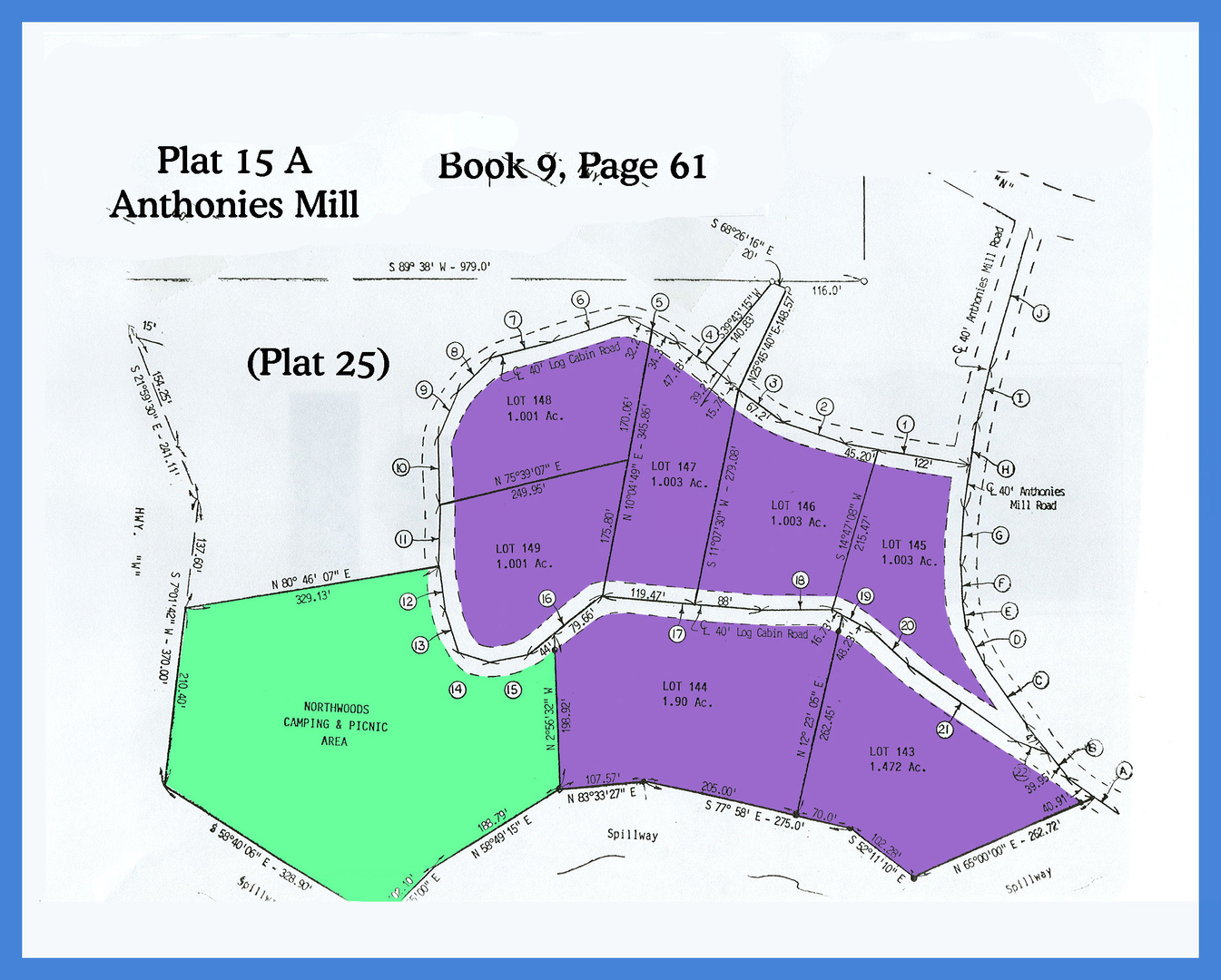Anthonies Mill Resort Plats Anthonies Mill Home Owners Association