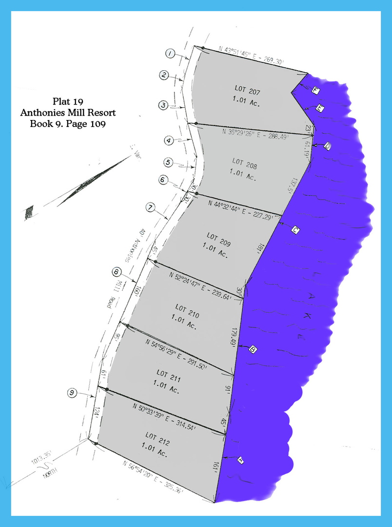 Anthonies Mill Resort Plats Anthonies Mill Home Owners Association