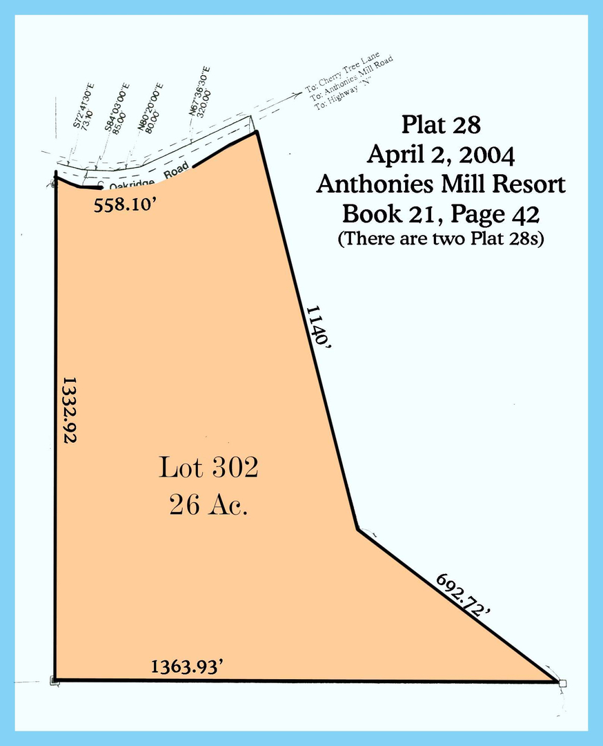 Anthonies Mill Resort Plats Anthonies Mill Home Owners Association