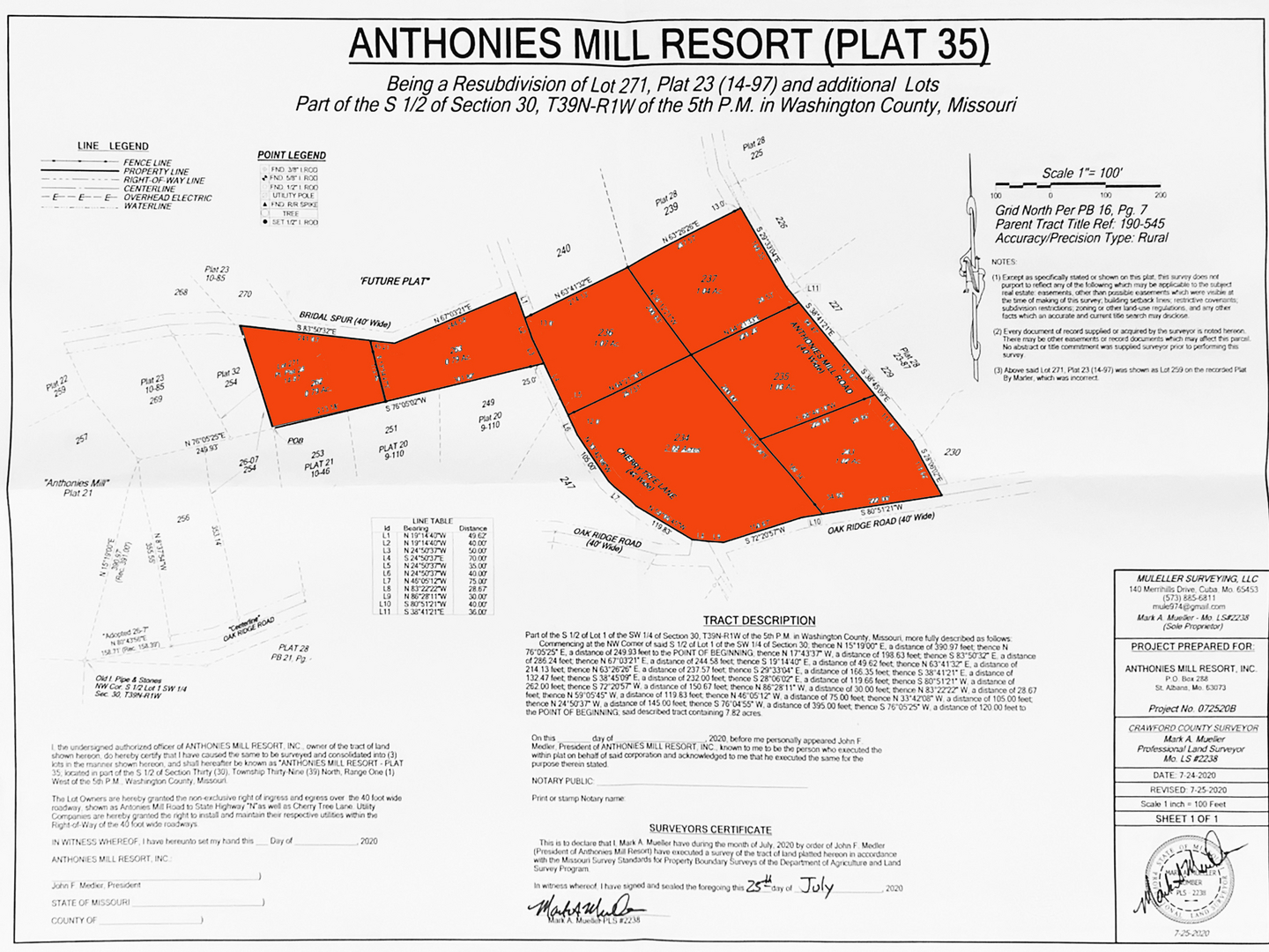 Anthonies Mill Resort Plats Anthonies Mill Home Owners Association