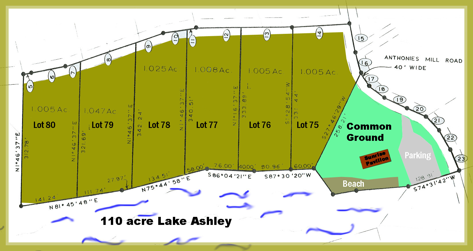 Anthonies Mill Resort Plats Anthonies Mill Home Owners Association