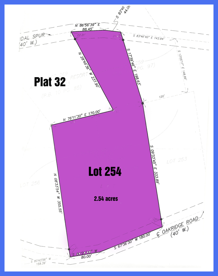 Anthonies Mill Resort Plats – Anthonies Mill Home Owners Association